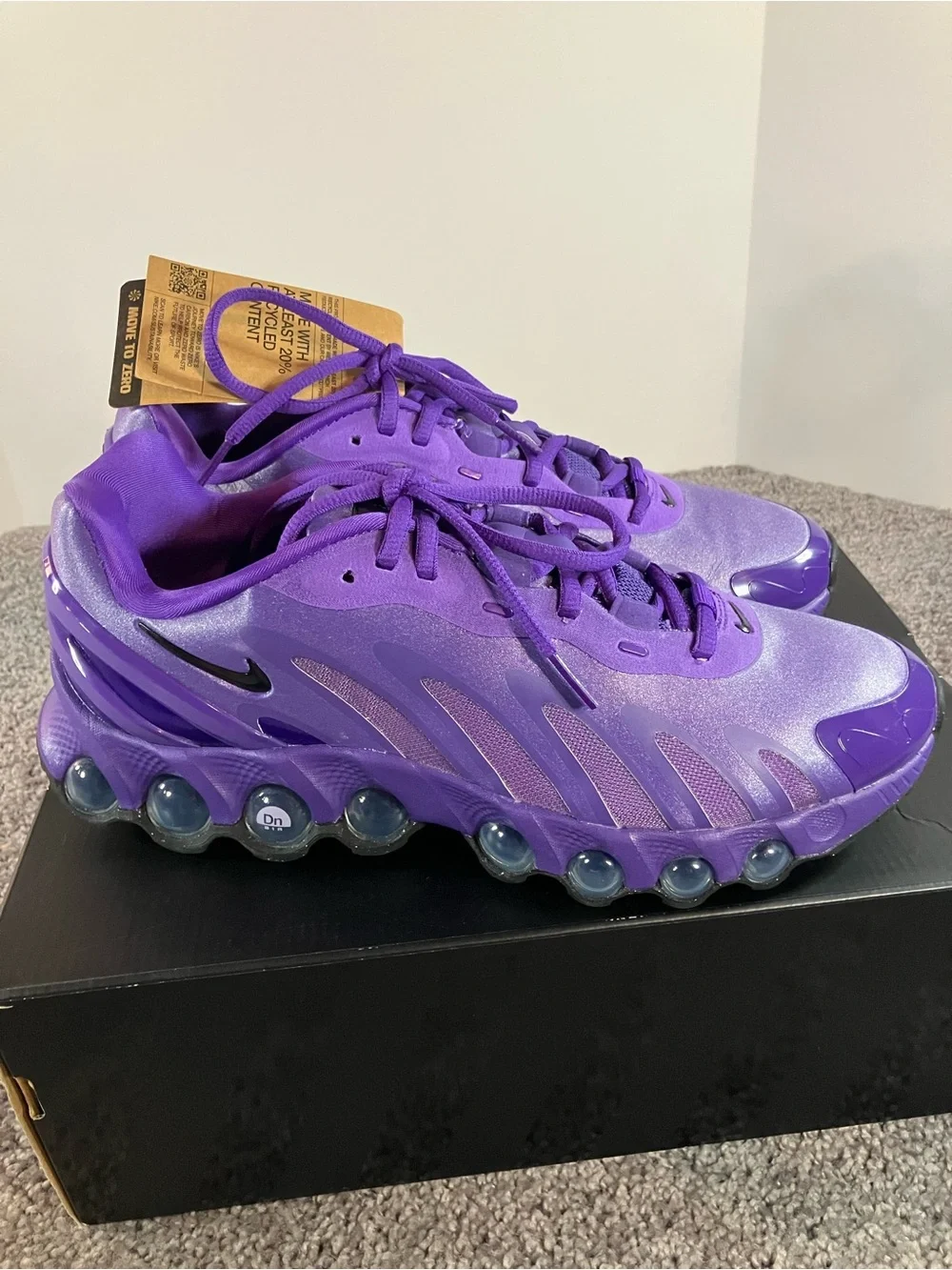 Nike Air Max Dn8 Wild Grape Purple HF5509-500 Dynamic Running Shoe Size 10.5 NIB